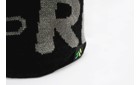 Mütze mit integriertem Logo in schwarz